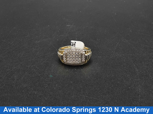 Men's Ring - Yellow Gold 10k (.417) 6.2 grams Size 10