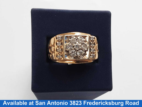 Men's Ring - Yellow Gold 10k (.417) 11.2 grams Size 11.5