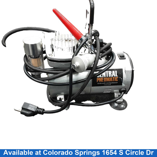 Central Pneumatic 60328 Silver Electric Compressor