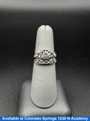 Ring - Wedding Band - White Gold 10k (.417) 5.8 grams Size 6.5