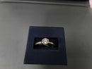 Women's Ring - Solitaire - Silver 3.5 grams Size 8