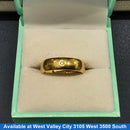 Ring - Wedding Band - Yellow Gold 18k (.750) 6.6 grams Size 10
