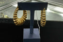 Shrimp Earrings - Yellow Gold 10k (.417) 10.6 grams