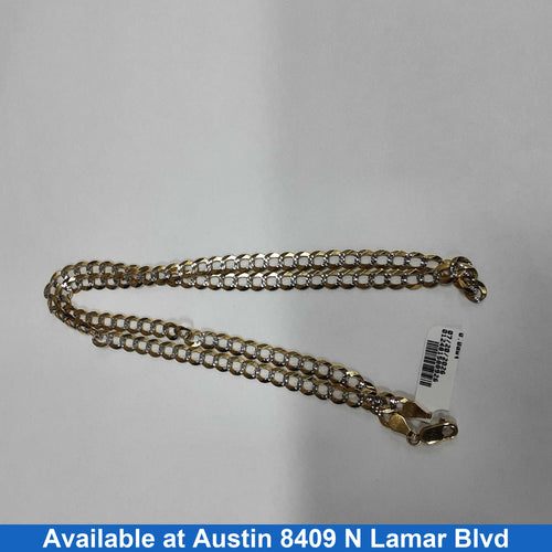 Cuban Link Chain - Yellow Gold 14k (.585) 18.1 grams 18 inch