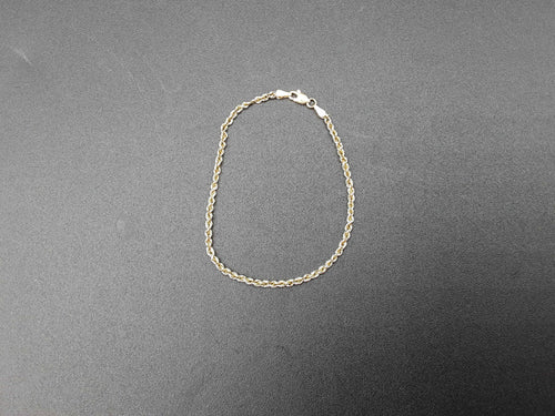 Rope Bracelet - Yellow Gold 10k (.417) 1.4 grams 8 inch