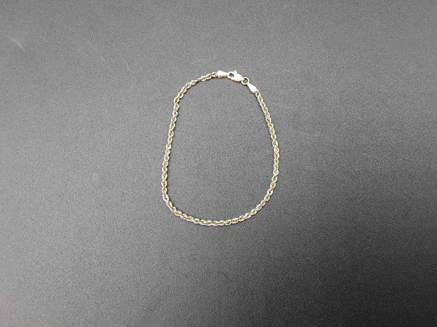 Rope Bracelet - Yellow Gold 10k (.417) 1.4 grams 8 inch