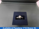 Women's Ring - Solitaire - Silver 3.5 grams Size 8