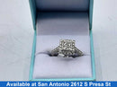 Women's Ring - White Gold 10k (.417) 5 grams Size 9.5