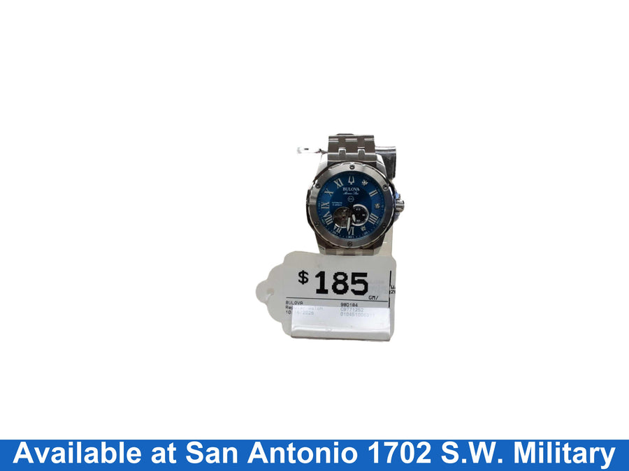Bulova 98d184 Silver Regular Watch