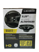 Scosche Hd5254a-wm1sd Black Car Sub-Woofer