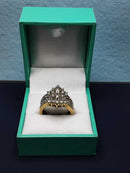 Women's Ring - Yellow Gold 10k (.417) 7.2 grams Size 7.5