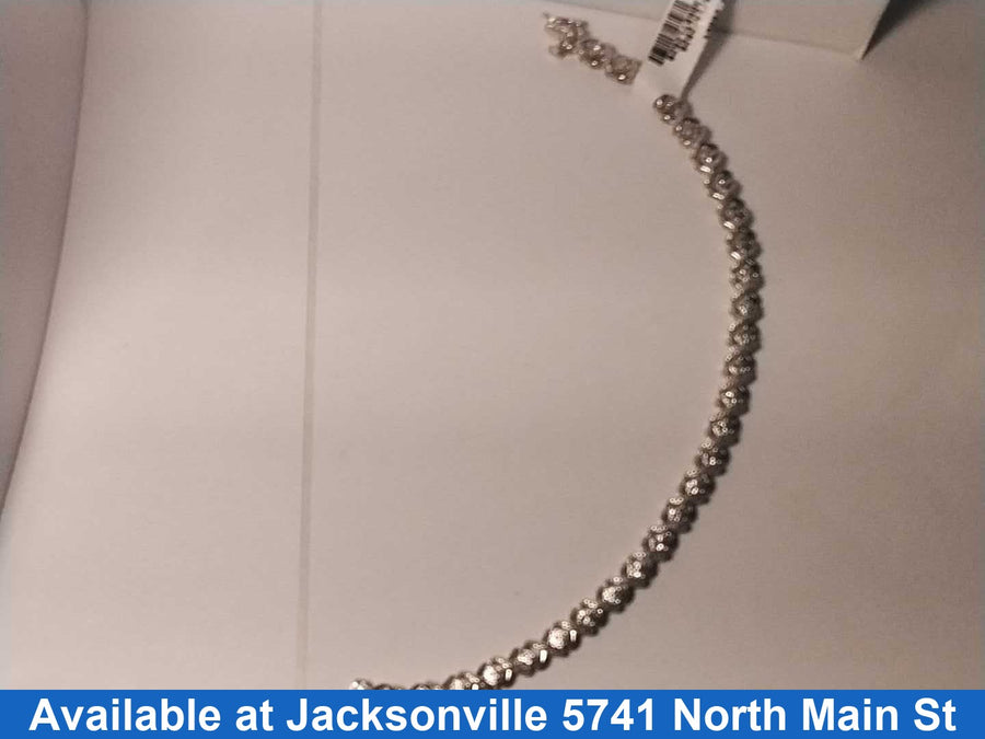 Tennis Bracelet - Silver 8.9 grams 7 inch