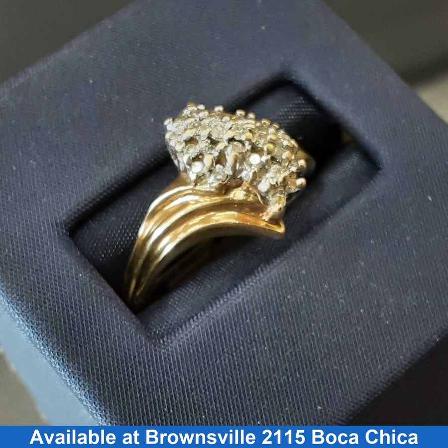 Women's Ring - Yellow Gold 10k (.417) 4.1 grams Size 9