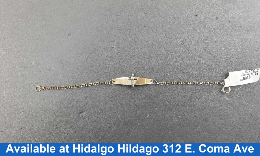 ID Bracelet - Yellow Gold 10k (.417) 1.6 grams 6 inch