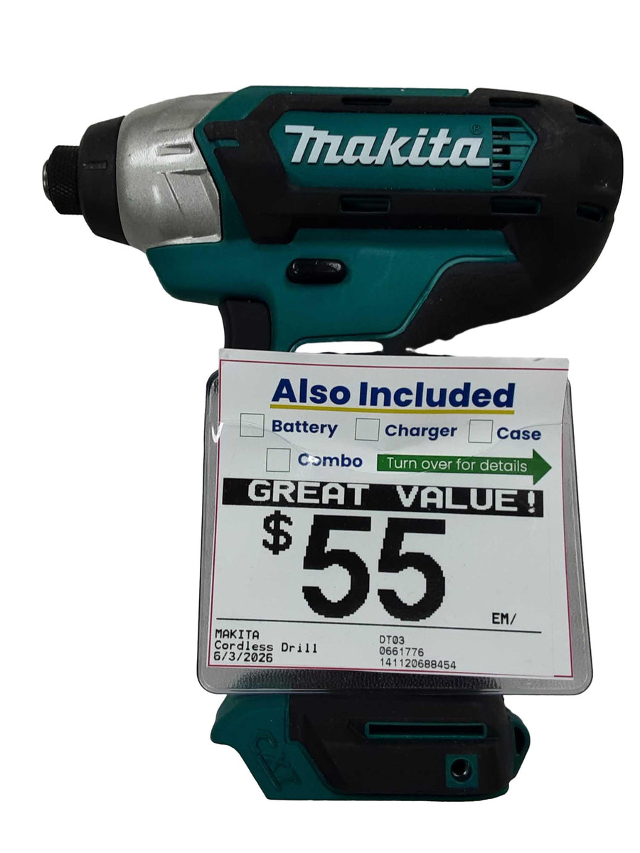Makita Dt03 Blue Cordless Standard Drill
