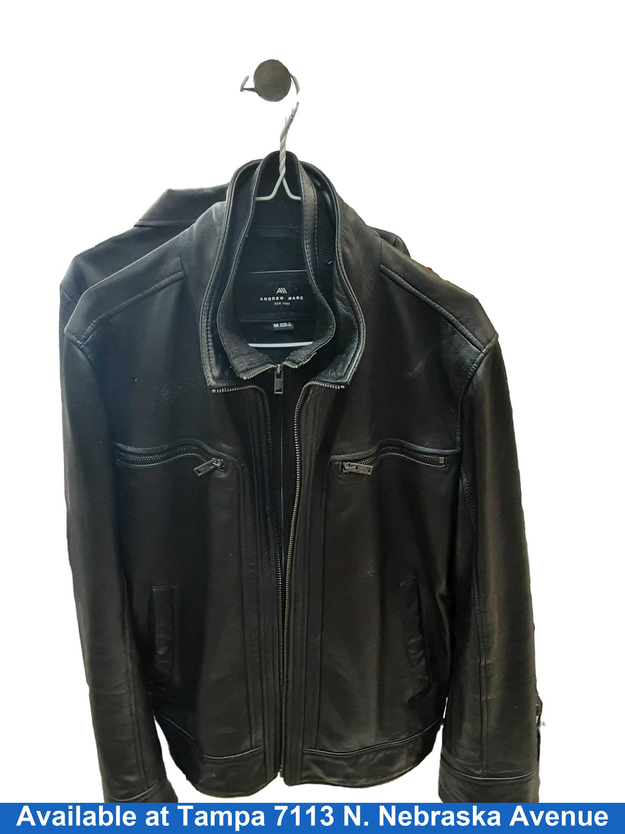 Andrew Marc Riding Jacket Black