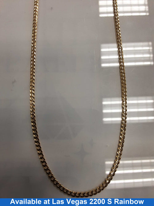 Cuban Link Chain - Yellow Gold 14k (.585) 6.5 grams 18 inch