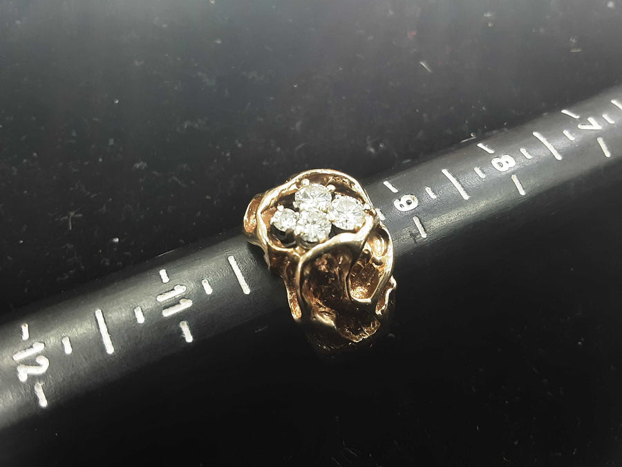 Men's Ring - Yellow Gold 14k (.585) 9.2 grams Size 9.5
