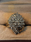 Women's Ring - Yellow Gold 14k (.585) 8.3 grams Size 20