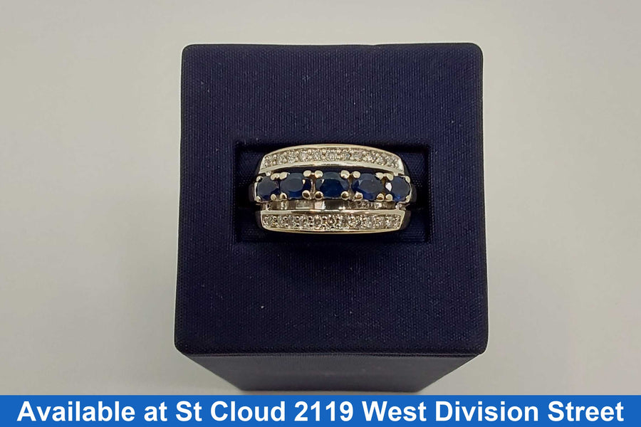 Women's Ring - White Gold 14k (.585) 4.92 grams Size 7.5