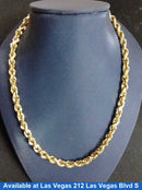 Rope Chain - Yellow Gold 10k (.417) 37 grams 20 inch