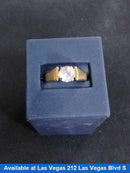 Women's Ring - Solitaire - Yellow Gold 18k (.750) 4.2 grams Size 20