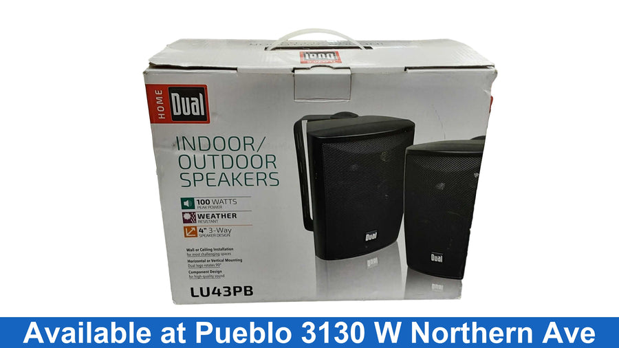 Dual Lu43pb Black Outdoor Speaker