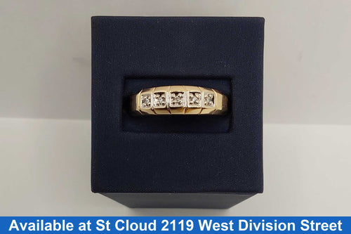 Ring - Wedding Band - Yellow Gold 10k (.417) 3.27 grams Size 10