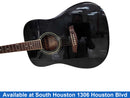 Ibanez V200s-bk-38-01 Black Acoustic / Electric Classic Guitar