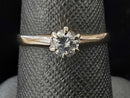 Ring - Engagement Set - Yellow Gold 14k (.585) 1.9 grams Size 8