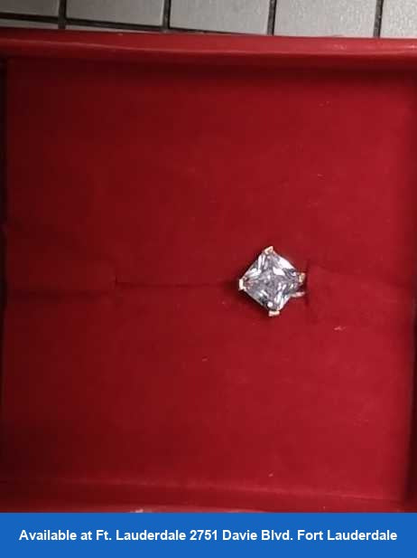 Single Stud Earring - Yellow Gold 10k (.417) 0.3 grams