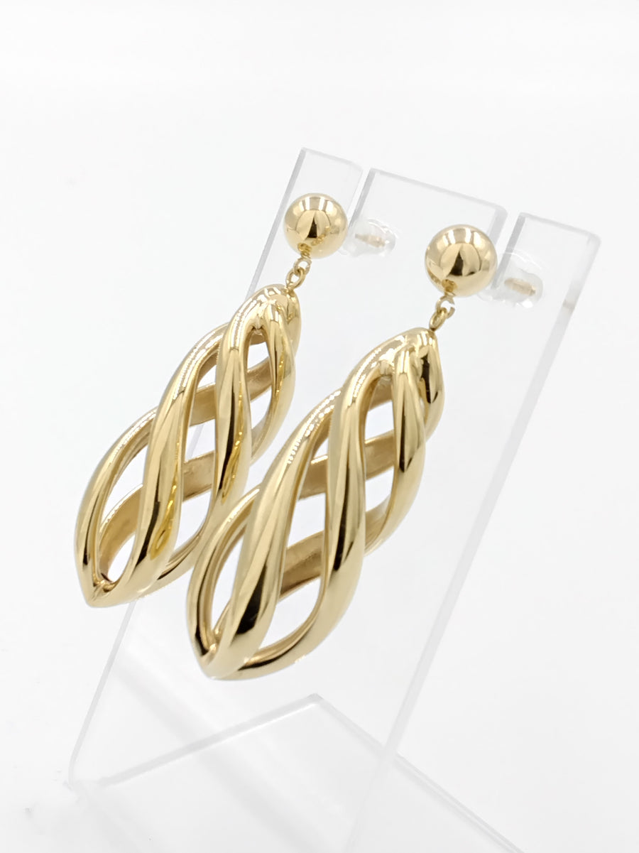 Earrings - Yellow Gold 10k (.417) 4.2 grams