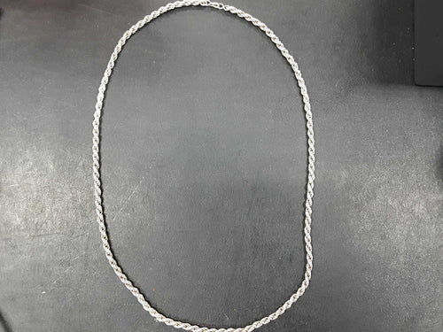 Rope Chain - Silver 88.8 grams 32 inch