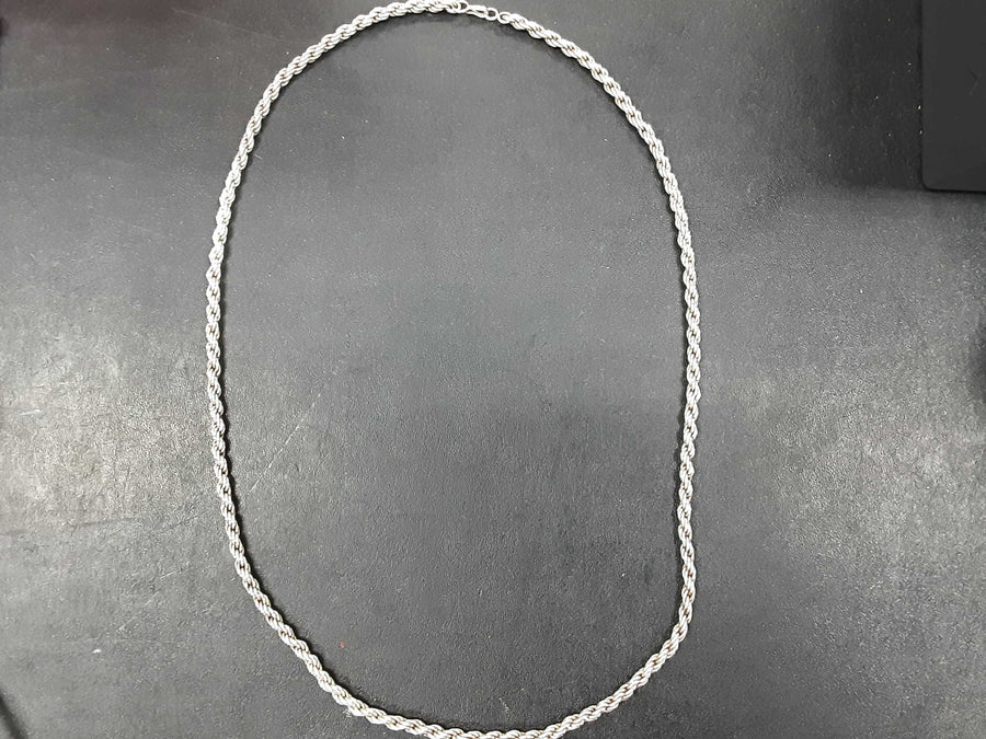 Rope Chain - Silver 88.8 grams 32 inch