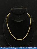 Rope Chain - Yellow Gold 10k (.417) 14 grams 22 inch