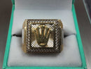 Men's Ring - Yellow Gold 10k (.417) 8.4 grams Size 12