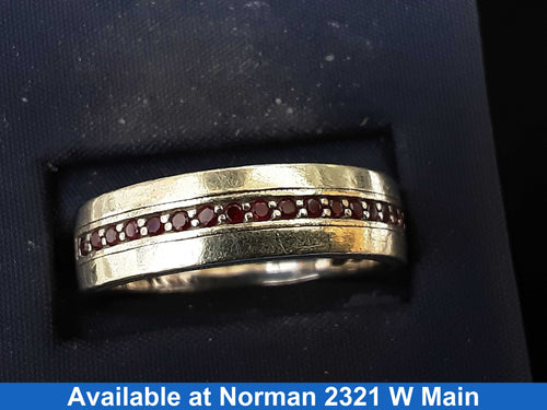 Men's Ring - White Gold 14k (.585) 7.1 grams Size 8