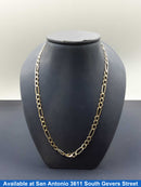 Figaro Chain - Yellow Gold 10k (.417) 12.1 grams 20 inch