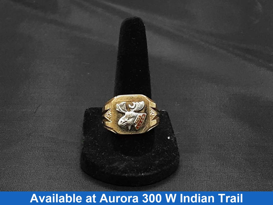 Men's Ring - Yellow Gold 10k (.417) 13.5 grams Size 10