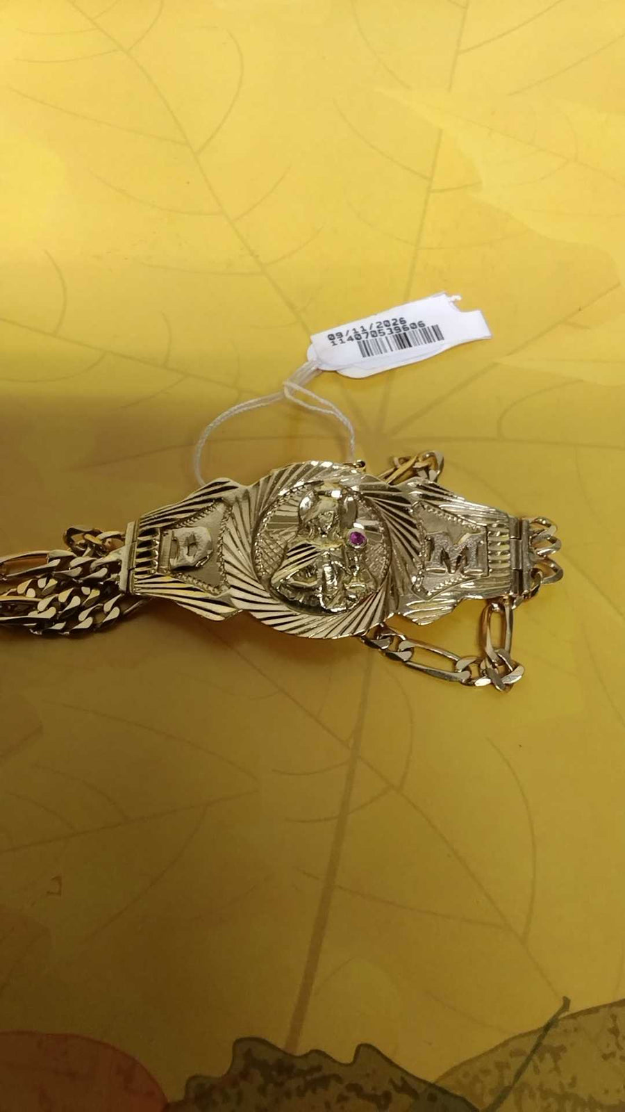 Figaro Bracelet - Yellow Gold 14k (.585) 21.2 grams 8 inch