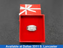 Ring - Engagement Set - White Gold 14k (.585) 7.5 grams Size 7.5