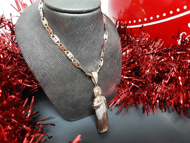 Pendant Chain Yellow Gold 10k (.417) 21 grams 22 inch