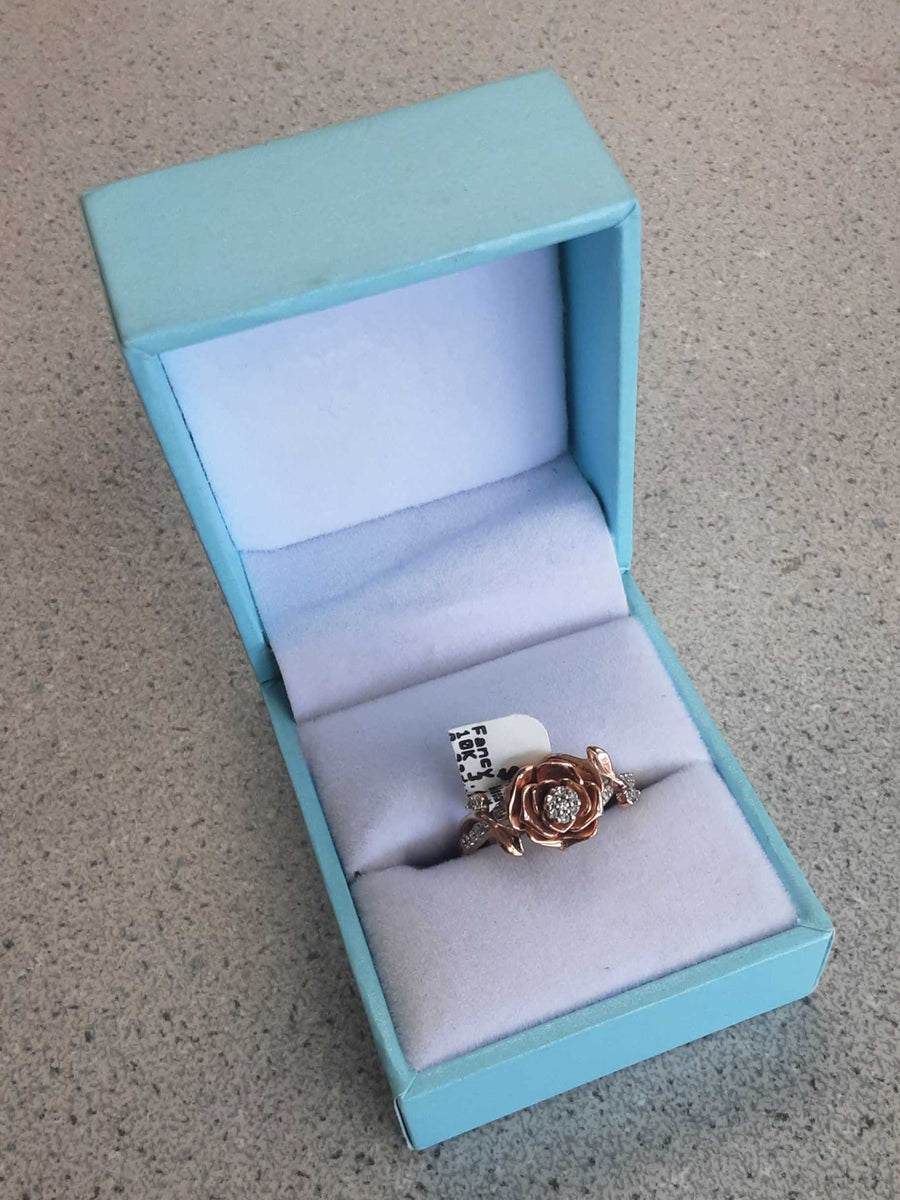 Ring - Wedding Band - Rose Gold 10k (.417) 3.4 grams Size 7.5