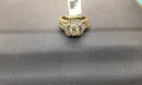 Ring - Engagement Set - Yellow Gold 10k (.417) 5.6 grams Size 7.5