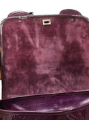 Fendi Purple Patent B Purple Purse / Handbag