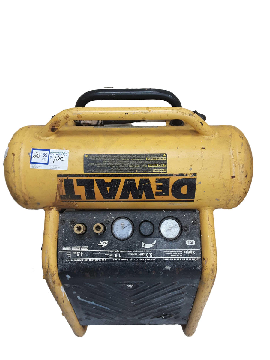 Dewalt D55146r Yellow Electric Compressor