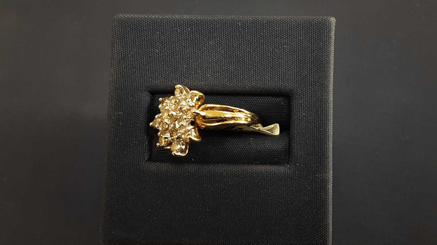 Women's Ring - Yellow Gold 14k (.585) 1.9 grams Size 4