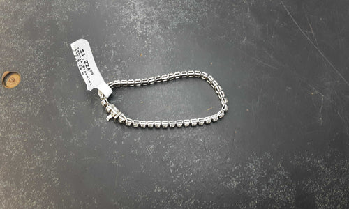 Tennis Bracelet - White Gold 14k (.585) 6.2 grams 6 inch