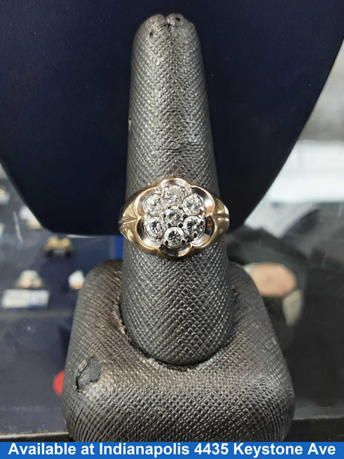 Men's Ring - Yellow Gold 14k (.585) 5.4 grams Size 9