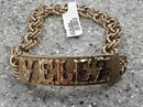 ID Bracelet - Yellow Gold 10k (.417) 36 grams 8 inch